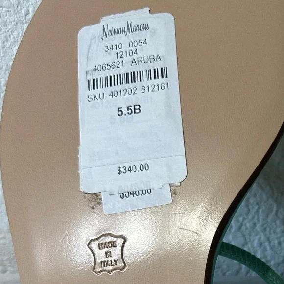 GIANVITO ROSSI
Women's Jaey Leather Thong Flat Blue Sandals - Picture 7 of 8